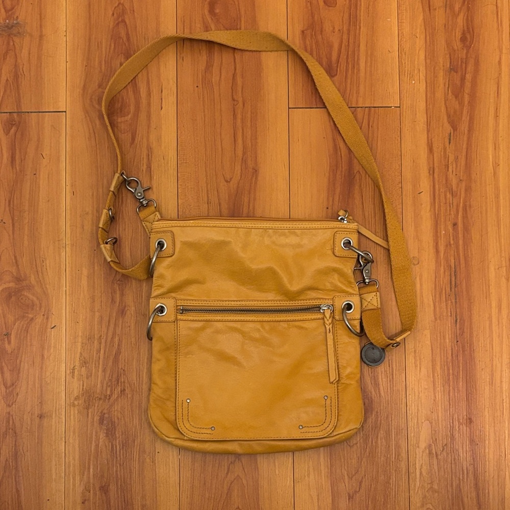 The Sak Mustard Messenger Bag